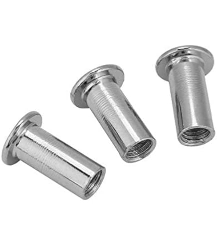 10pcs M8 Dado Esagonale Lungo A Manicotto - Acciaio Al Carbonio Zincato