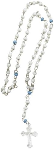Mini-Rosary White-Blue