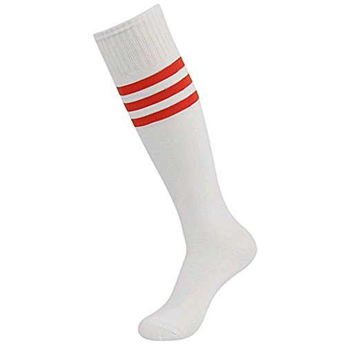 Gespout Chaussettes de Football Knee High Sports Hockey Rugby Tube Chaussettes pour Enfants et Adultes Taille Adapté pour Les Jeunes et Les Adultes