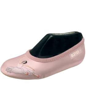 Bleyer Gymnastikschuhe Turnschläppchen rosa Ballerina Satin
