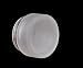 10g/20g/30g 2PCS Clear Glass Refillable Cosmetic Jars Empty Face Cream Lip Balm Storage Container Pot Bottle With White Lids for Women and Girls (10g)