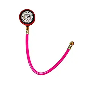 DeoDap Vehicle Tools Tyre Air Pressure Gauge Hose (Colour May be Very) (Multicolor)
