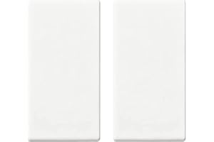 Vimar 14506 Austauschbarer Taste 1 Modul für HF-Schalter EnOcean, Bluetooth, ZigBee, weiß - 2 Stücke