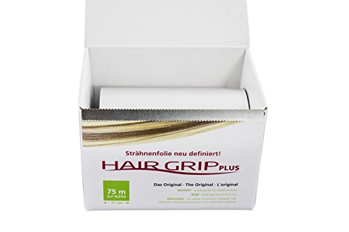 HairGrip Plus- erste rutschfeste Alusträhnenfolie – 11 cm – 75 m Plus- erste rutschfeste Alusträhnenfolie- extra Reißfest – 11 cm – 75 m - 3