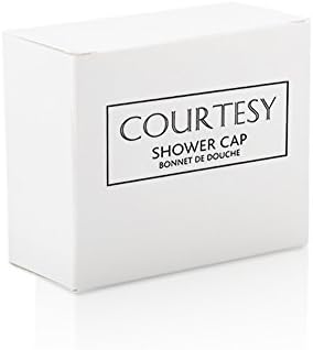 Courtesy Disposable Shower Cap Boxed, Hotel B&B Guest Travel - Pack of 25