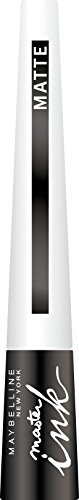 Maybelline New York Eyeliner Master Ink Matte Black / Konturenstift Schwarz, optimale Farbdosierung mit mattem Finish, 1 x 3 g
