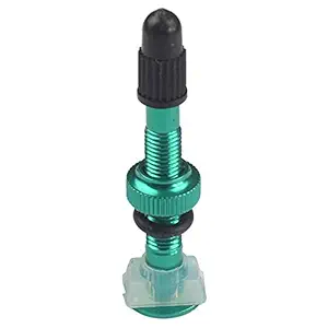 Trendy Retail 6Colors 1Pcs Mountain Bike Tubeless Tires Presta Valves Vacuum-Nozzle Green