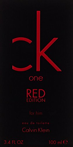 Calvin Klein CK One Red Edition for him male / man, Eau de Toilette Vaporisateur / Spray 100 ml, 1er Pack (1 x 100 ml) - 3