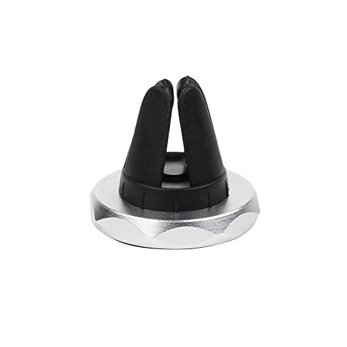 Supporto Magnetico Cellulare Auto Universale Bocchette Aria Supporto Auto Smartphone Porta Telefono Cellulare Auto per Samsung Galaxy Note 8 / S8 / S6 / S6 Edge, iPhone X / 8 / 7 / 6 - Nero + Argento