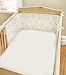 Baby Bear Cream Brown Gold Beige Teddy Padded Nursery Infant Bedding Cot Bumper