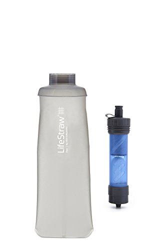 LifeStraw Flex, système de filtration d'eau en deux étapes pour randonnée, camping, voyages et préparation aux situations d'urgence