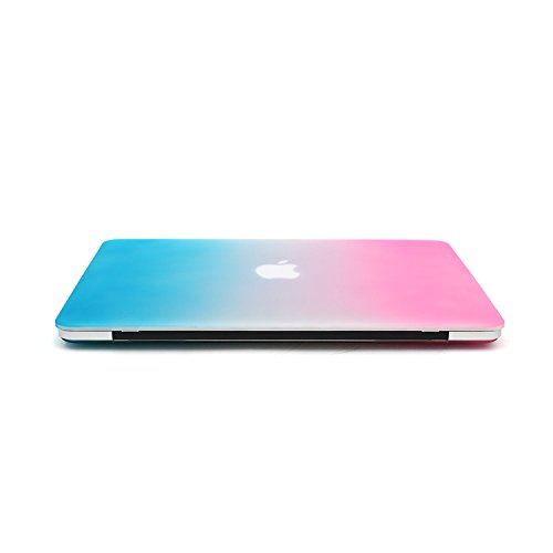 Macbook Pro 15 Retina Hülle,TECOOL [Ultra Slim Serie] Plastik Hartschale Schutzhülle Snap Case für Apple MacBook Pro 15,4 Zoll – Regenbogen - 8