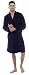 Produktbild Tom Franks Herren Supersoft Vlies Bademantel - Blau, L/XL