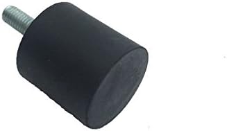 Shock Absorber Silentblock Rubber Metal Buffer 25 (D) mm x 10 (H) mm M6 x 18 (L) mm External Thread