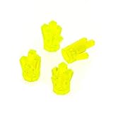 LEGO - 4 Kristalle Kristall transparent neon gr�n Diamant Rock crystal 52 - LEGO