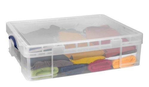 Preisvergleich Produktbild Really Useful Box transparent 70 l