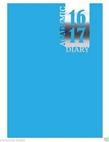 2016 2017 A4 Week To View Academic Student Teacher Diary - Blue Casebound