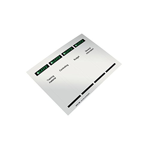 Leitz Rückenschilder Breit Pc-Beschriftbar, grau - 3