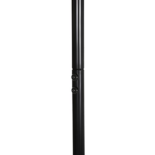 Songmics Höhe 173cm Metall Antik Kleiderständer Kleiderstange Garderobenständer mit Schuhablage Schwarz HSR01B - 5