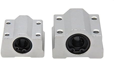 Qipang 2PCS SCS8UU Linear Motion Ball Bearing CNC Slide Bushing