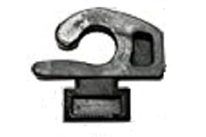 GREVINGA Gancio nera per Gol calcio - Nero, 10er SET (SET da 50)