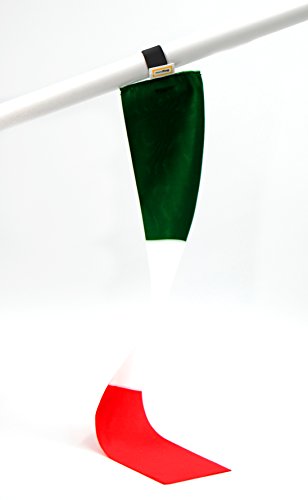 miniflag 5er-Set Italien Fan-Artikel in National-Farben | Kleine Mini-Fahne | Fan und Party-Fähnchen u.a. für Fußball Handball Hockey Beach-Volleyball Tennis Ski WM EM Olympia Sport-Events |