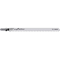 5 Lames De Scie Sauteuse Bosch T344DF Pour Bois Dur - Bimétal, 152mm, Pour épaisseurs 5-100mm