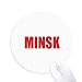 Produktbild Minsk Belarus City Red Mousepad Round Rubber Mouse Pad Non-Slip Game Office