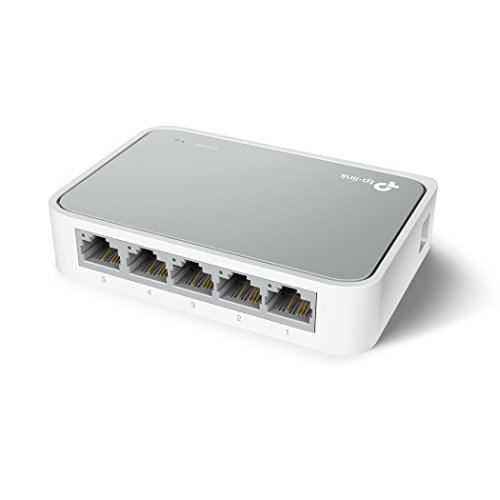 TP-LINK TL-SF1005D 5-Port 10/100 Mbps Unmanaged Desktop Switch - White