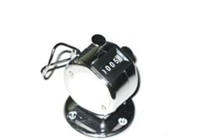 Sintron - Contatore meccanico / contatore mano / totalizzatore di metallo, a 4 cifre