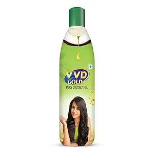 VVD Gold Pure Coconut Oil - 250ml Bottle | For nourishing Hair Care and Growth | Thengai Ennai | Velichenna | Naariyal Tel | Kobbari Nune | Tengina Enne
