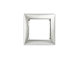 Marco embellecedor: dimensiones: 1,1 x 8,2 x 8,2 cm; peso: 16 gr