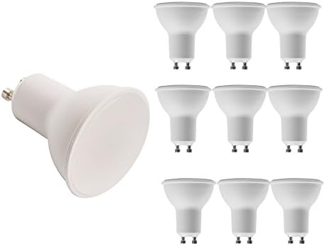 khebang GU10 5 W LED Bulb Matt 480LM Equivalent to 50 W Incandescent Lamp, Light Angula 120 Degrees, not dimmable Pack 10 unidades Warm Yellow, 3000 K