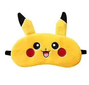 Qualtos Cute Pikachu Sleep Mask Comfortable & Soft Eye Cover