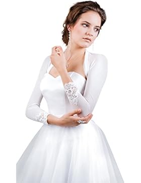 Stretch Bolero Jacke Stretch Tüll und Spitze - E506