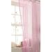 Produktbild Sequin Voile Eis am Stiel Rosa Tab Top Panel Vorhang 135cm x 225cm
