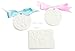 BabyRice Unisex Baby Toddler Soft White Clay Dough for Hand prints & Footprints Imprints - in a Pretty Organza bag & Ribbon