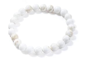 JOYASMINERALES Joyas Minerales Bracelet en Pierres Naturelles 100% Authentiques - Perles Élastiques - Confort et Élégance | Fil Coréen et Écrin à Bijou Inclus