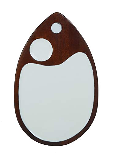 Seashell Brown & White Serving Platter 40.6 x 30 cm, for Kitchen Tools, Perfect Housewarming Gift