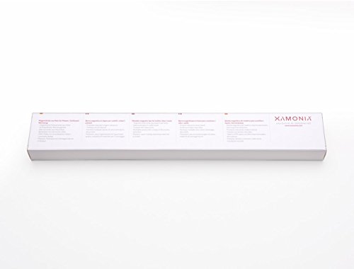 Xamonia Magnetleiste aus FSC-zertifiziertem Holz geölt, für Messer, Schlüssel und Werkzeug, mit starken Neodym-Magneten, Eiche natur geölt 360 mm - 7