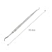 Anself Toenail Ingrowing Cleaner Double-ended File Podiatry Stainless Steel Nail Care Chiropody Tool