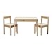 LÄTT - Children's Table With 2 Chairs, White, Pine