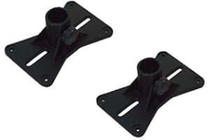 QTX SOUND 2 x External Speaker Stand Top Hat 35mm Outer 180 x 120 mm