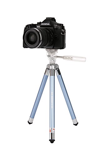 Fotopro 39.5 Zoll Handy Stativ, Aluminum Reistativ mit Stativtasche, Blau (Nur Stativ)