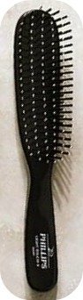 Phillips Brush Light Touch 8 Nylon Black Styling Hair Brush by Phillips Brush