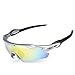 Produktbild Hukangyu1231 Motocross Schutzbrillen Dirt Bike ATV-Motorrad We Halb Box Outdoor Sports Schützen Sich vor Blasen Sand Polarisation Radfahren Brillen Augenschutz Sonnenbrille (Farbe : Schwarz)