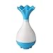 Produktbild ThreeH Romantische Blume Vase Portable USB Ultraschall Aromatherapy Befeuchter Nebel Diffusor mit LED Nightlight H-001,Blue