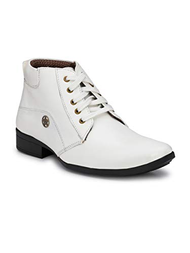 SWAG ONNMen's White Formal Boots (10 UK)
