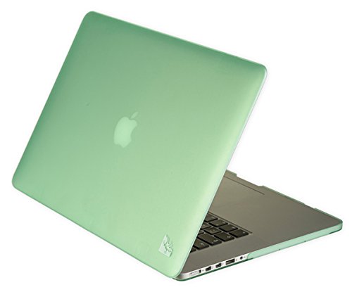 Gecko Macbook Pro Retina 15" Clip On Case - Grün - trendige Farben / perfekter Schutz in der Farbe grün / green geeignet für MacBook Pro Retina 15,4" (Typ A1398)