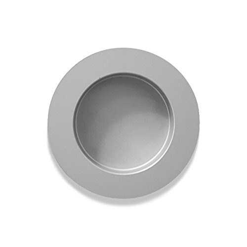 Zubehör Schiebetür Griffmuschel 2er Set Aluminium selbstklebend